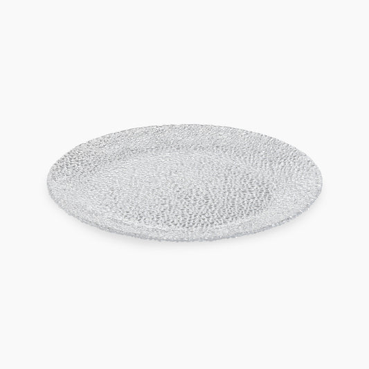 Round Glass Large Serving Platter