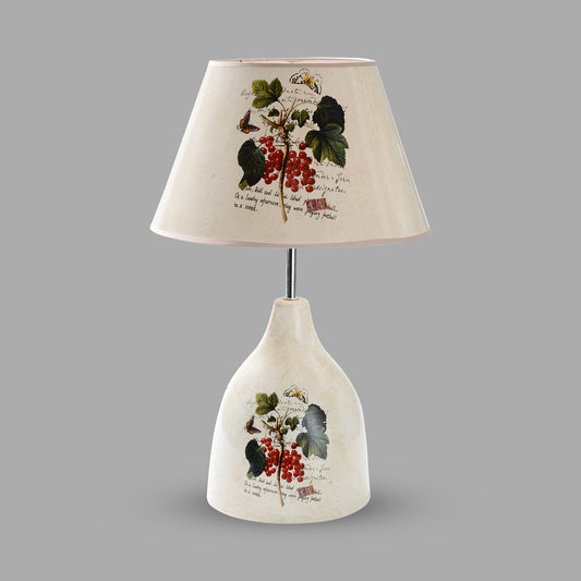 The Cherry Jar Ceramic Table Lamp with Shade
