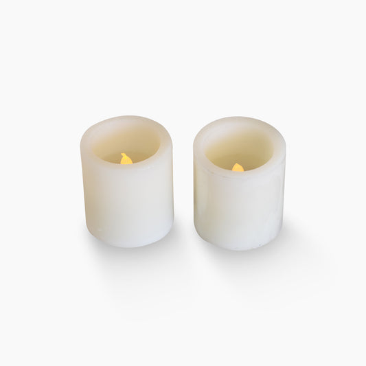 Real Wax Round Small Candles