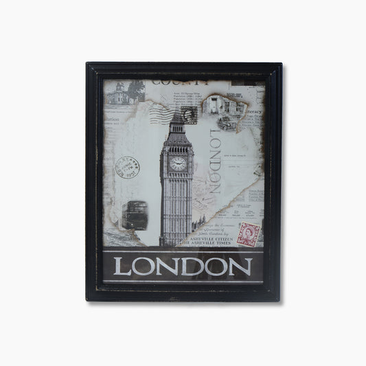 Big Ben Arictecture Art Print/Wooden Framed