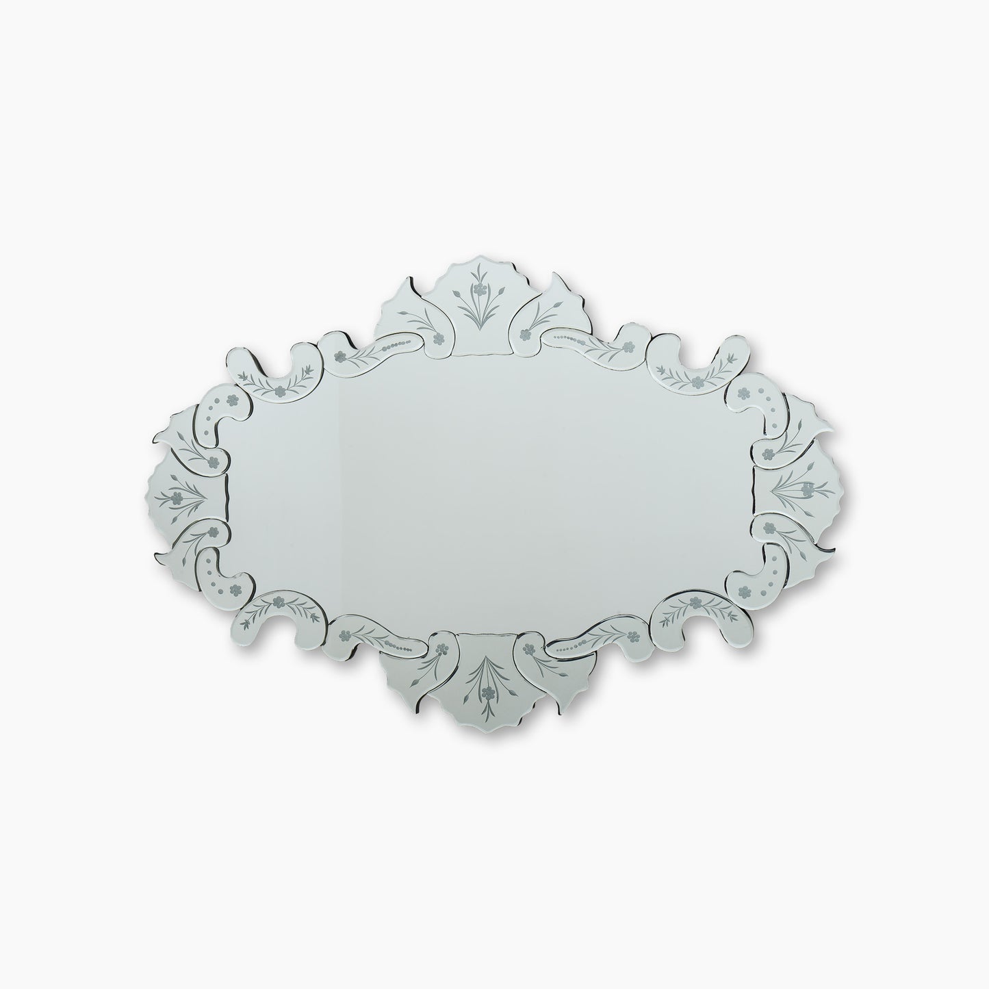 Venetian Etched Glass Mirror