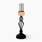 The Interior Lamp Candle Holder with Metal & Glass