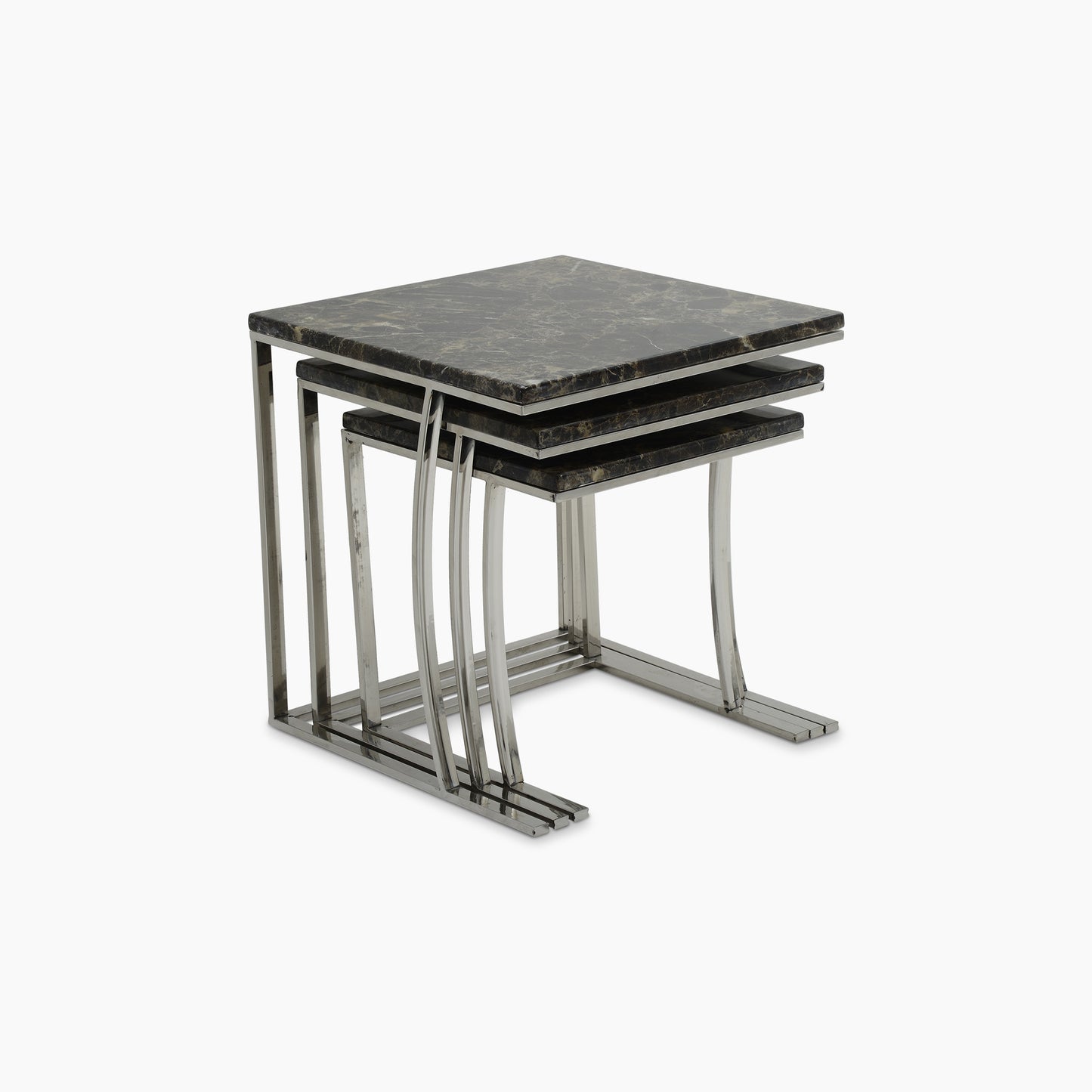 Marble Look Set of 3 Tables